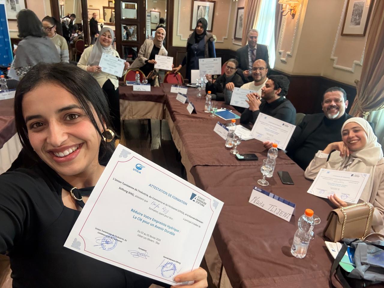 Certificat de formation ISO 14046 UTICA KAS