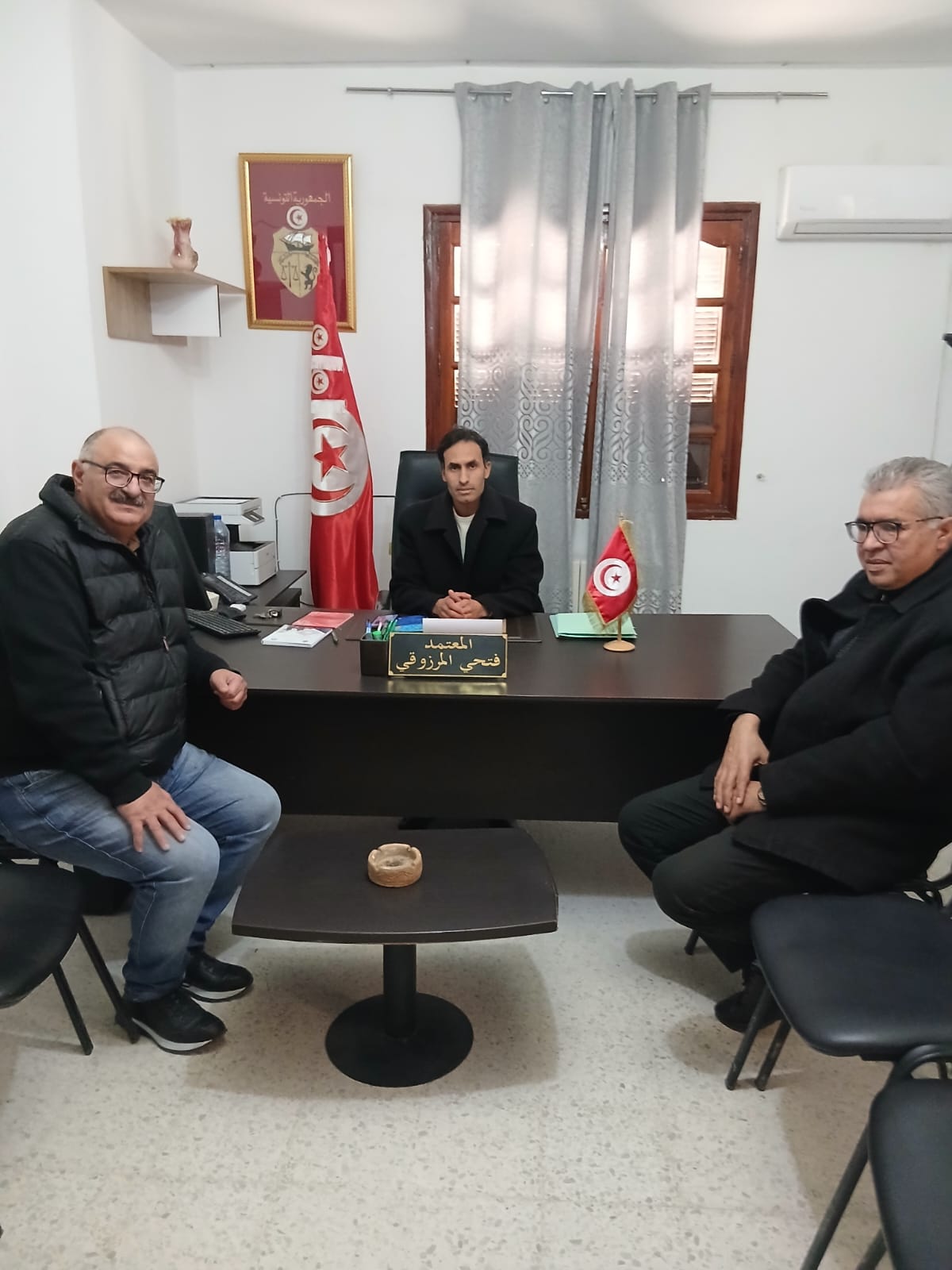 Réunion avec le Délégué Fathi Marzouki – Projet JADEITE
